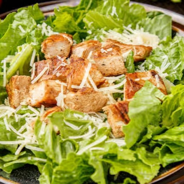 Grilled Chicken Caesar Salad.