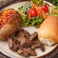 Dinner Steak Tips.
