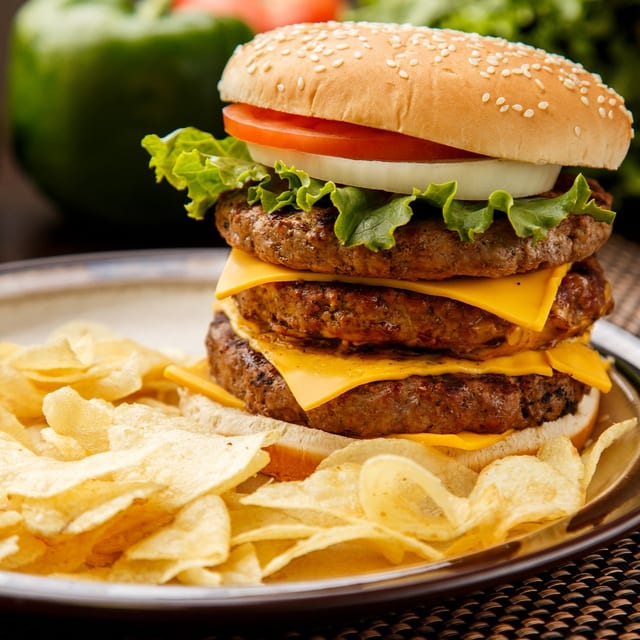 Triple Cheeseburger.