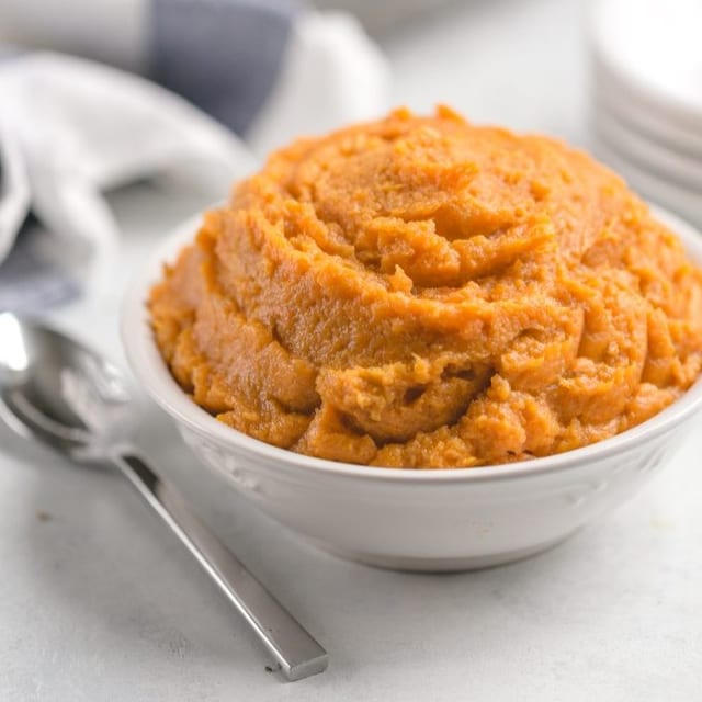 Mashed Sweet Potatoes.