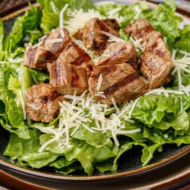 Grilled Sirloin Caesar Salad.