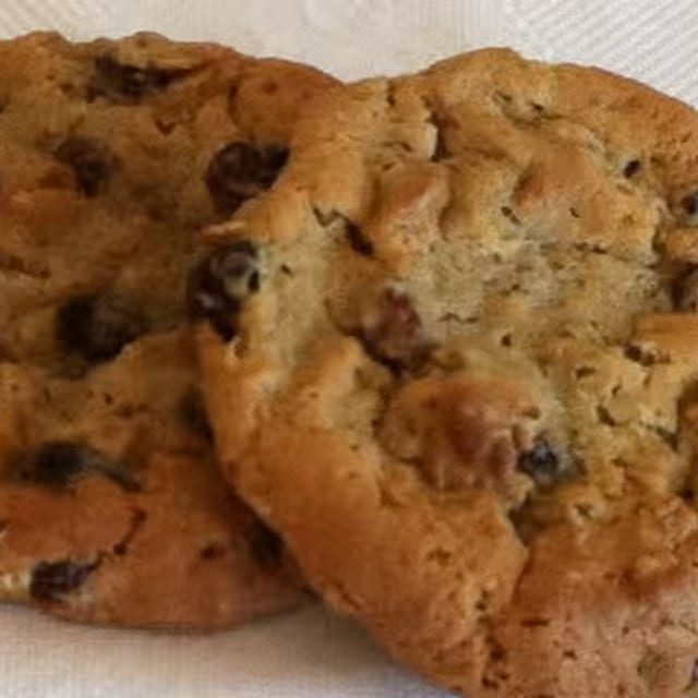 Oatmeal Raisin Cookies.